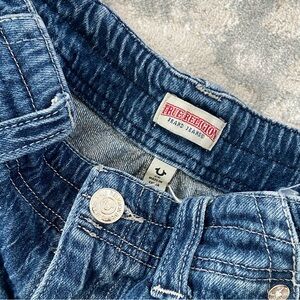 True Religion Blue Denim Shorts.